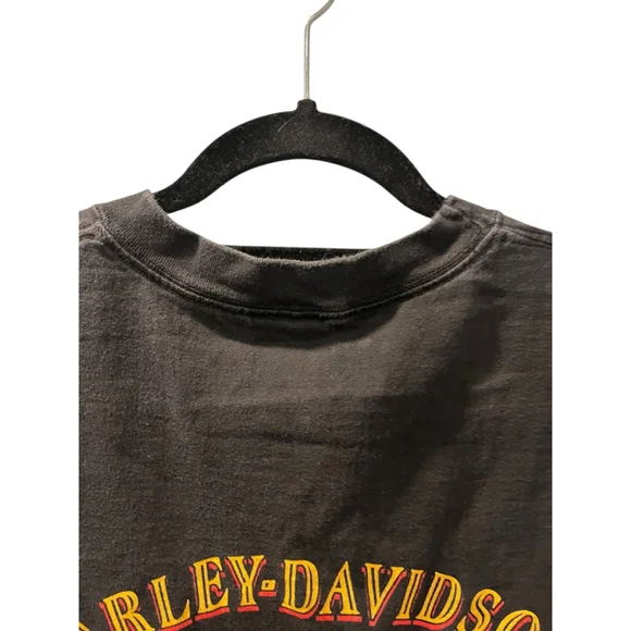 Vintage 2000 Harley Davidson Flame T-Shirt Size 2XL Route 66 California Biker - Picture 5 of 6